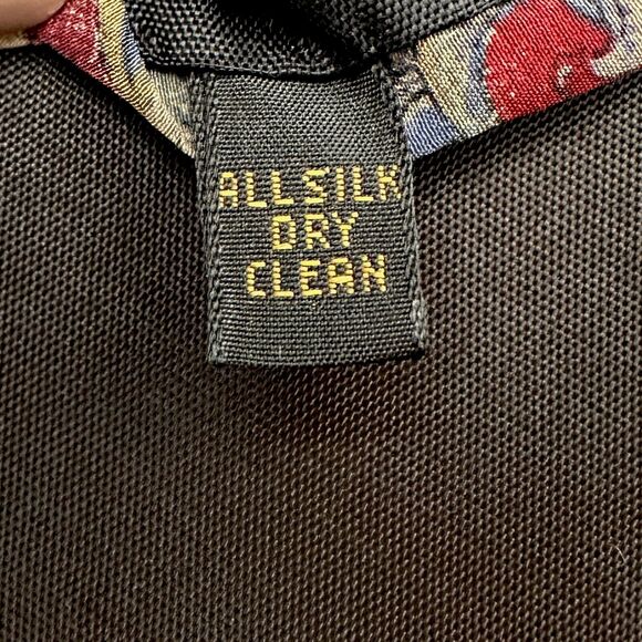 Van Heusen Vintage 100% Silk Dress Tie Paisley Floral Pattern 57" 3.75"‎ - Picture 8 of 11